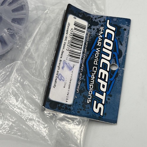 JConcepts Rulux 1/8th R/C Truck Wheels Standard Offset White 3315 T4 Rear - Picture 5 of 6