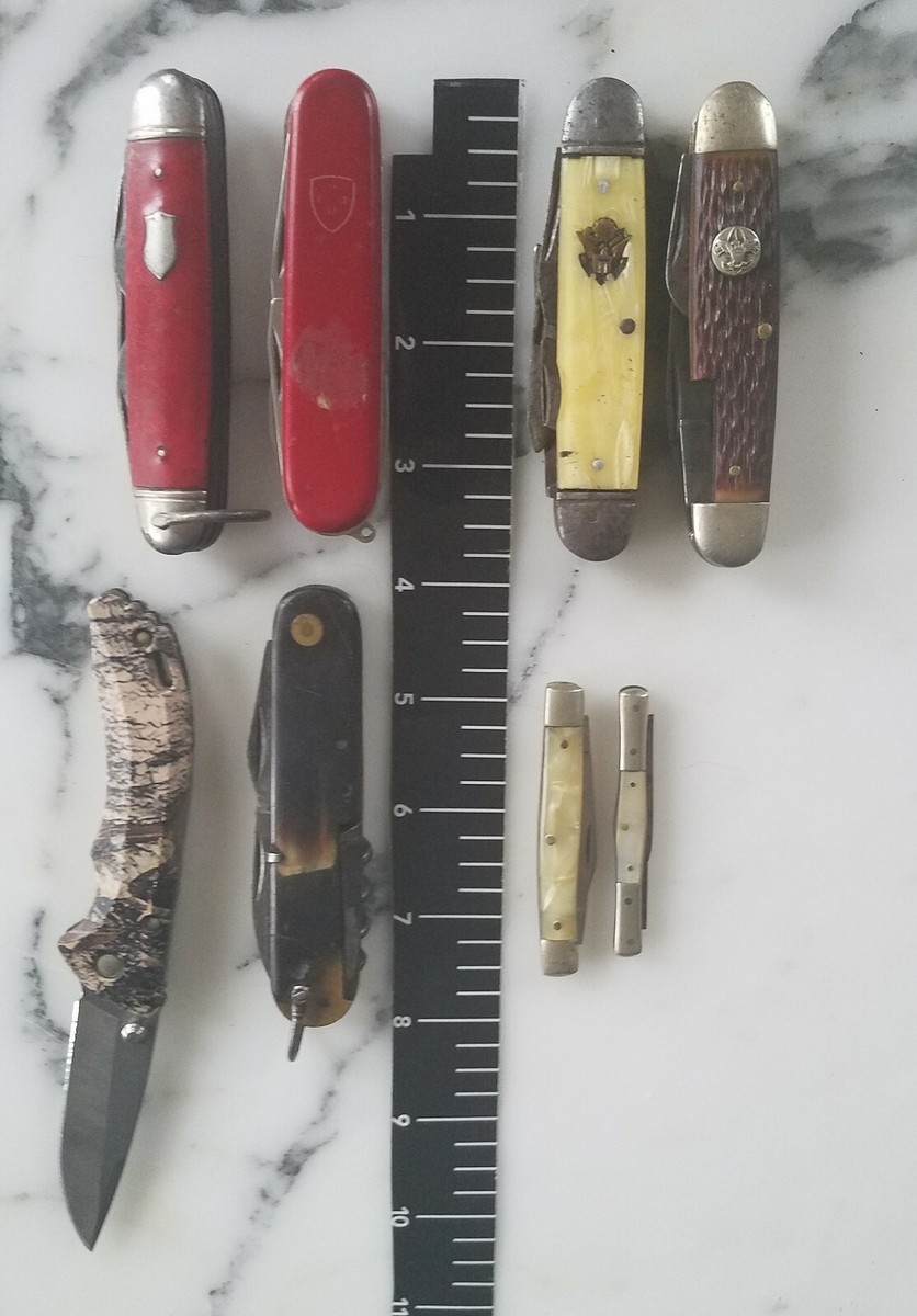 Vintage Lot of 8 Folding Pocket Knives! As is | eBay Vintage Lot of 8 Folding Pocket Knives! As is | eBay