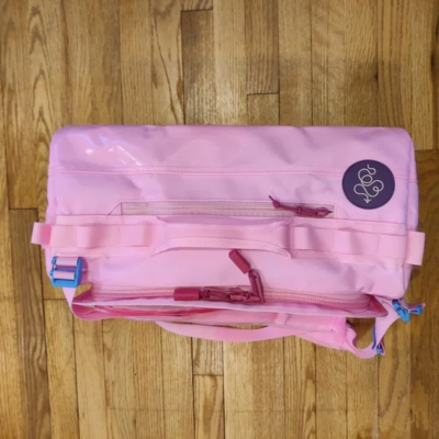 Lot of 2 Used With Stains Baboon to the Moon Cotton Candy Pink Go Bags 32L & 40L Baboon to the Moon Cotton Candy Pink Go Bag Mini With Slight  main image 4