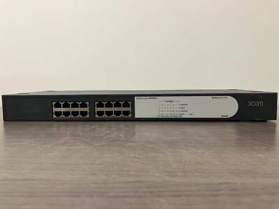 3com 3C16470B Baseline Switch 2016 10/100Mbps Network Switch AUTO MDI/MDIX