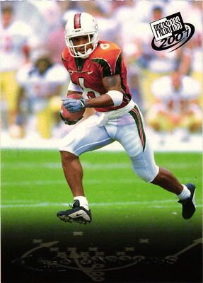 2001 Press Pass #20 Santana Moss