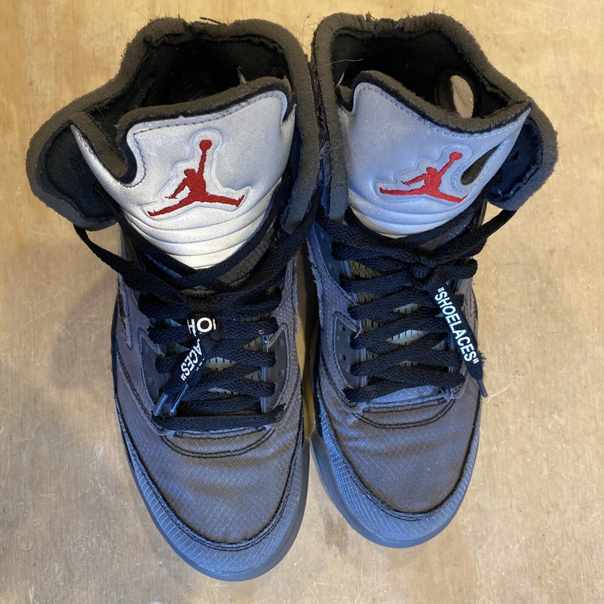 2073) Nike Air Jordan 5 V Retro SP x Off-White Muslin CT8480-001
