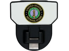 CARR 183232 HD Universal Hitch Step for 2" Receiver Black US Nat Guard Single