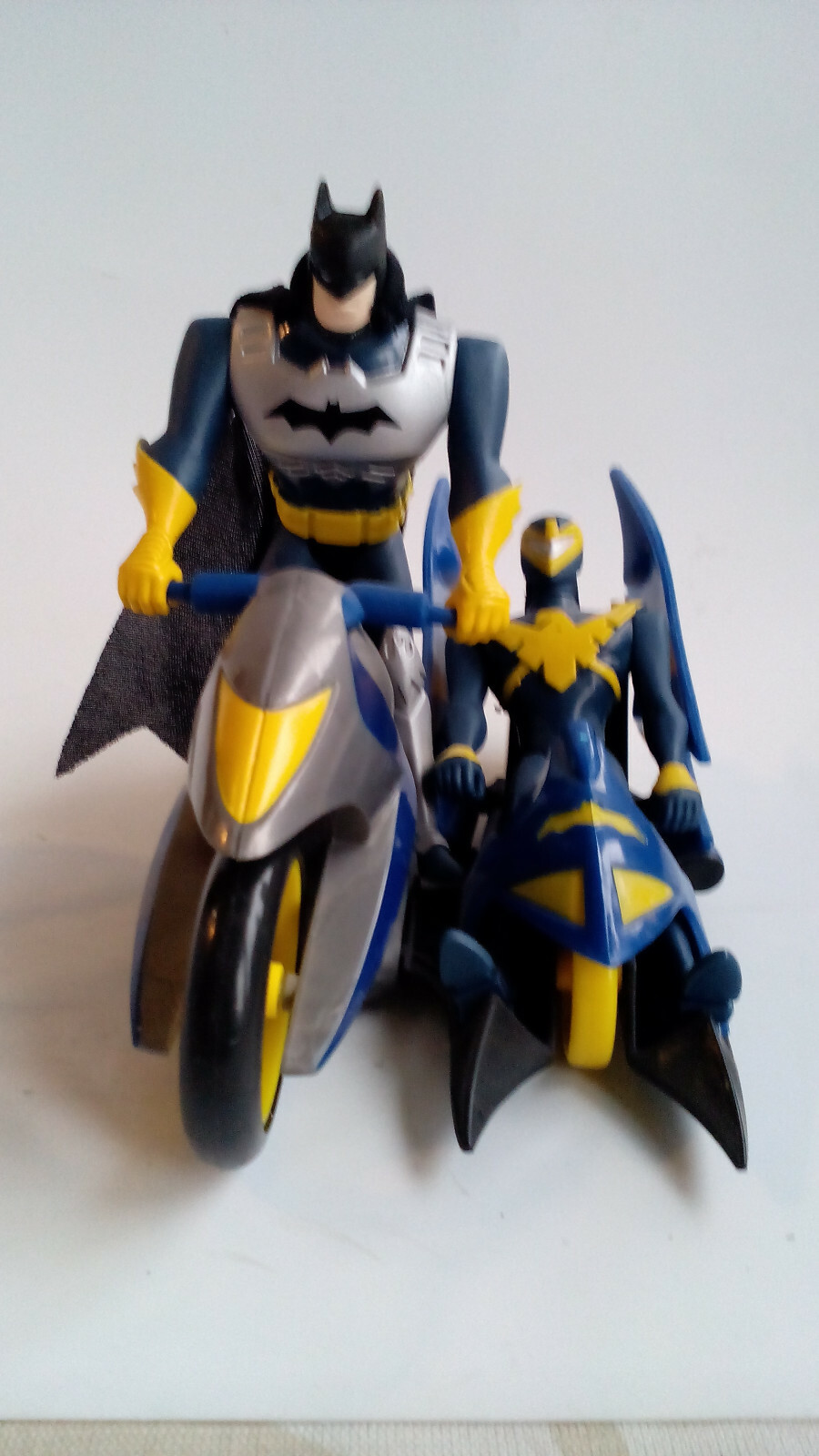 Thumbnail - Batman Team Batcycle Batman Und Nightwing Mit Jetwing Sidecar