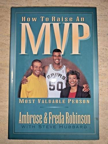 DAVID ROBINSON HOW TO RAISE AN MVP 1996 FIRST EDITION HARDBACK BOOK DUST JACKET - Picture 1 of 4