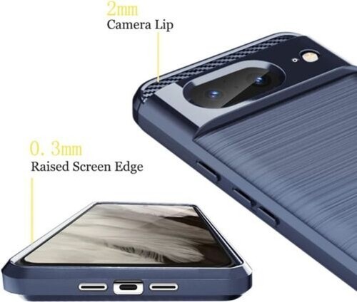 Pour Google Pixel 8 Étui,Slim Silicone Antichoc Gel Étui Téléphone + Écran Verre - Photo 10 sur 15