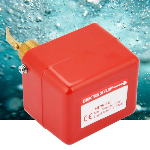 Flow Switch 1/2 Water/Flow Switch Flow Switch Connection SPDT Contacts Red UK 1x - Picture 6 of 11