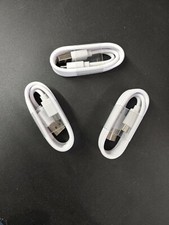 LOT OF 3 3x - Rapid Charge Micro USB Cable White - 3 ft long
