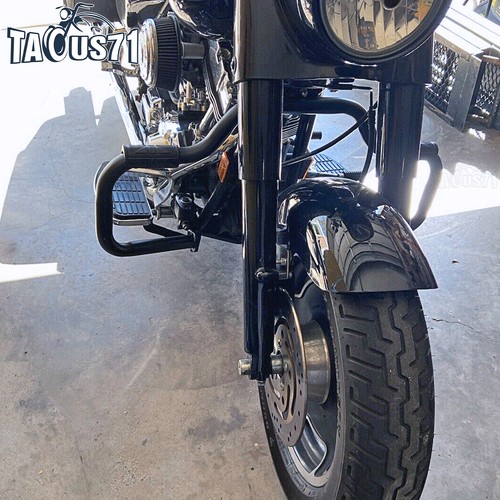 Barra de choque con motor de bigote protección de carretera apta para Harley Touring Road King Glide - Imagen 2 de 14