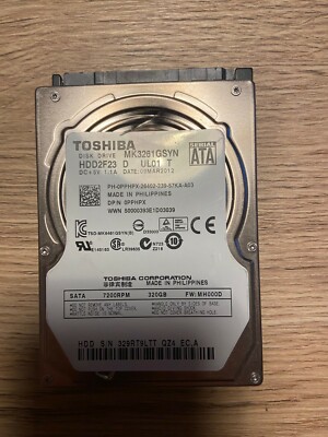 Lot De 7 Disques Durs SATA 2.5'' – Capacités Mixées 80GB à 640GB – Occasion Testés