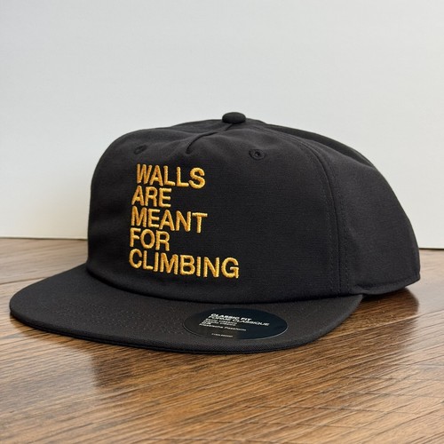 The North Face Mütze "Walls Are Meant For Climbing" 5-Panel 66 schwarz Druckknopflasche neu mit Etikett - Bild 20 von 20