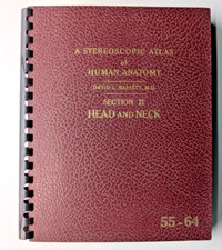 Stereoscopic Atlas of Human Anatomy Head and Neck 55-64 ViewMaster Reel Book