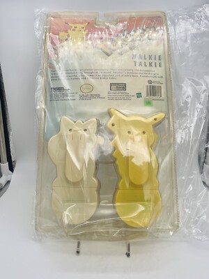 Vintage Pokemon Walkie Talkie Set, Tiger Electronics 1999, Pikachu