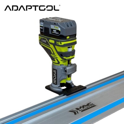 Ryobi R18TR-0 ONE+ Trim Router Führungsschienenadapter für Macalister Führungsschiene