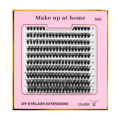 2For25 DIYEyelash Extension Kit At Home Self-Application C D Curl 240 Pieces