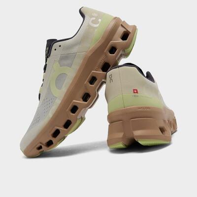 On Cloud, Running Monster-Cream and Green Athletic Shoes, Men’s Size:8,Pre-Owned s-l400.jpg main image 4