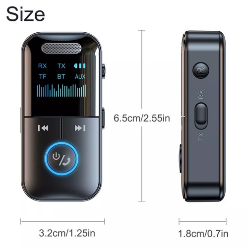 USB Bluetooth 5.4 Wireless Transmitter Receiver for Car Music Audio Aux Adapter - Picture 9 of 19