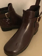 Hunter original women short waterproof rubber rain boots US size 5 Euro 36