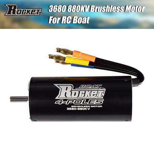 Rocket 3680 880KV 5mm bürstenloser bürstenloser sensorloser Motor für RC-Boot - 第 1/12 張圖片