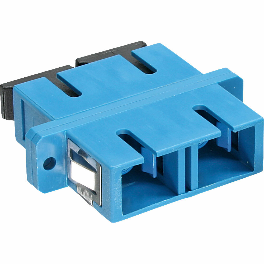 INL InLine® Bussola SC/SC Duplex fibra monomodale, manicotto metallico, adattat