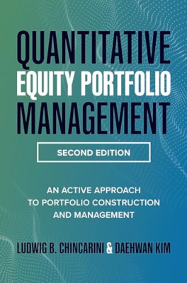 Quantitative Equity Portfolio Management, Second Editio - Hardback NEW Chincarin