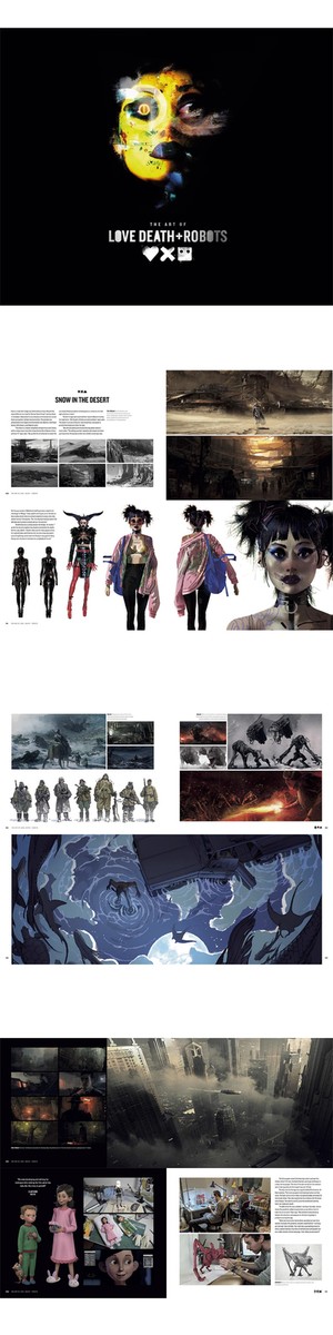 The Art Of Love Death + Robots Artbook Illustration