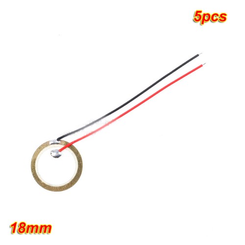 5pcs Copper Wire sheet piezoelectric ceramic buzzer sheet 12/15/18/20/27/35/50MM - Picture 5 of 9