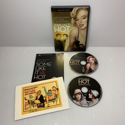 Some Like It Hot (DVD, 1959, 2-Disc Collector's Edition) w/ Insert & Sealed Art