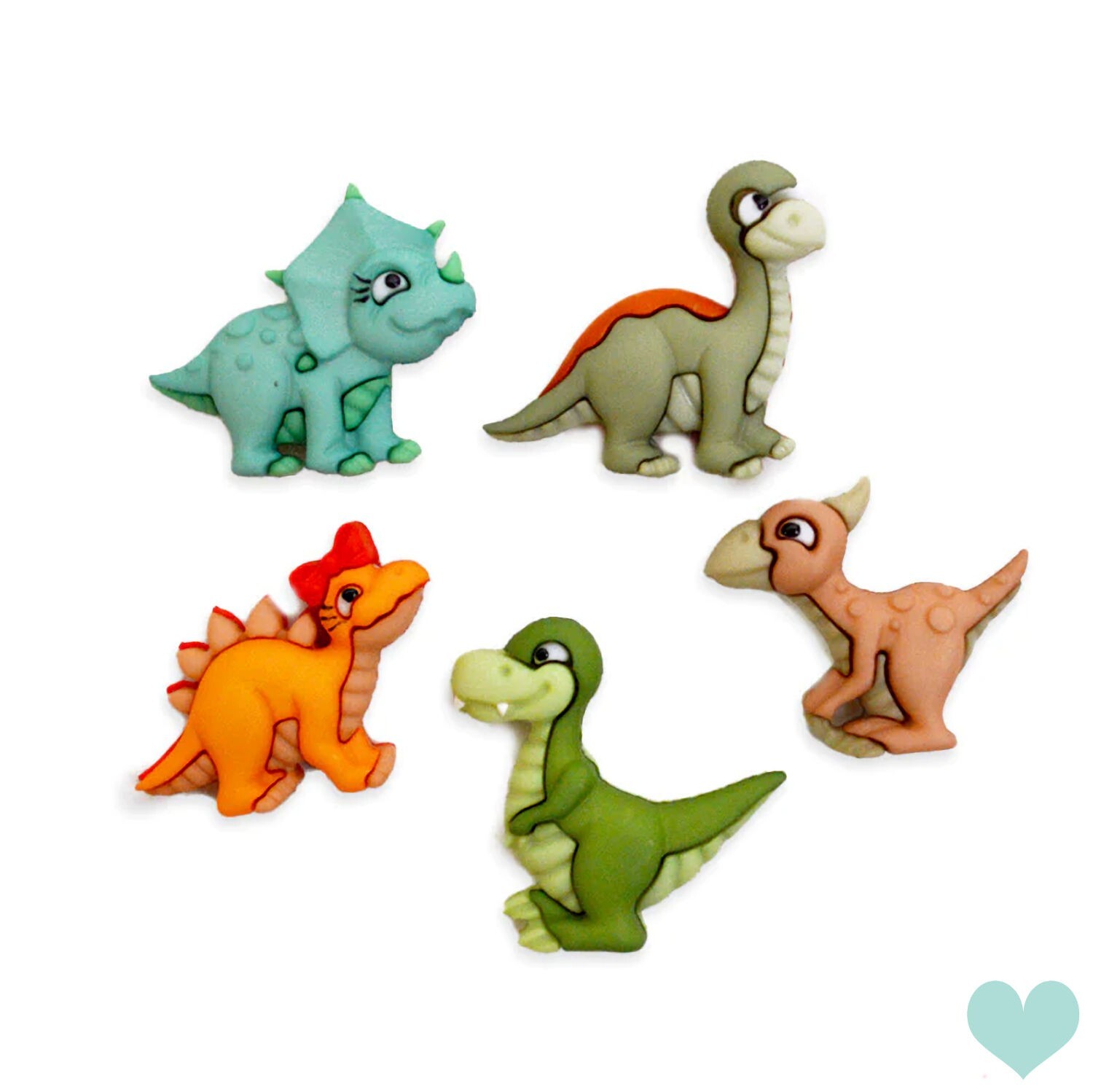 Dress it Up Buttons Stomp Chomp & Roar 12183 - Dinosaurs Prehistoric Animals