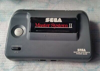 Sega Master System 2 Power Base Grey - BLack System ,RARE Sega Master System 2 Power Base Grey - BLack System ,RARE