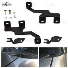 Hood Ditch Side 24W Light Pod Bracket Mounts Kit For Ford F-150 SVT Raptor 09-14