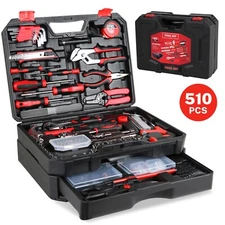 Tool Kit Set 510pcs Car Repair Daily Home Maintenance Garage Household Equipment