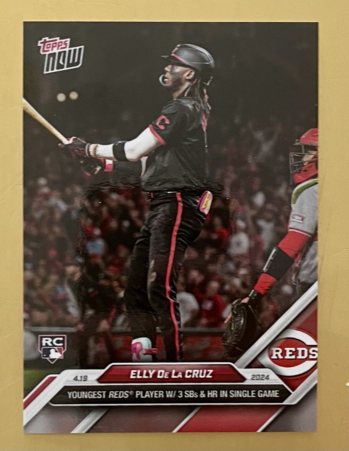ELLY De La CRUZ RC 2024 TOPPS NOW CARD #95 CINCINNATI REDS Rookie Card🔥💃🏻🔥