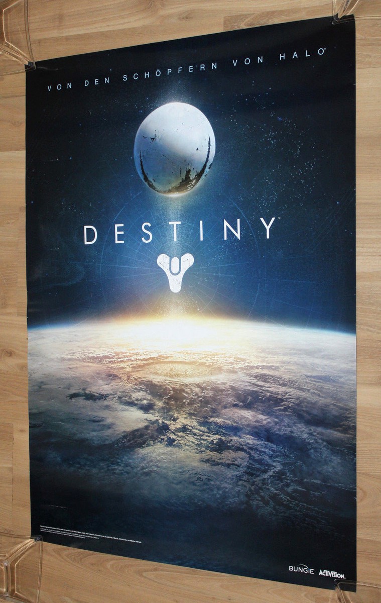 Destiny rare Pre-Order Poster 84x59.5cm Bungie Motive Fallen