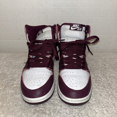 Air Jordan 1 Retro High OG 'Bordeaux' 575441-611 Sneakers Kids Youth SZ 4.5Y