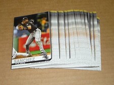 2019 Topps BASE LOT OF 100 CARDS YOLMER SANCHEZ WHITE SOX #308
