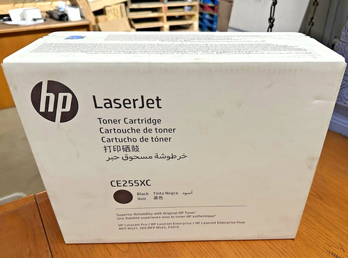 NEW SEAL GENUINE HP 55X Black HIGH YIELD Toner CE255XC M521 M525 P3015 ...