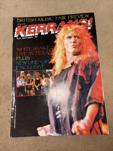 Konvolut x10 von Kerrang! Zeitschriften Vintage aus 80er Jahre 87 DEF LEPPARD KISS - Bild 4 von 24