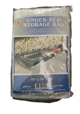 American Plastics Underbed Storage Bag #190.  42”x18”x6”. Flexible Sides. New.