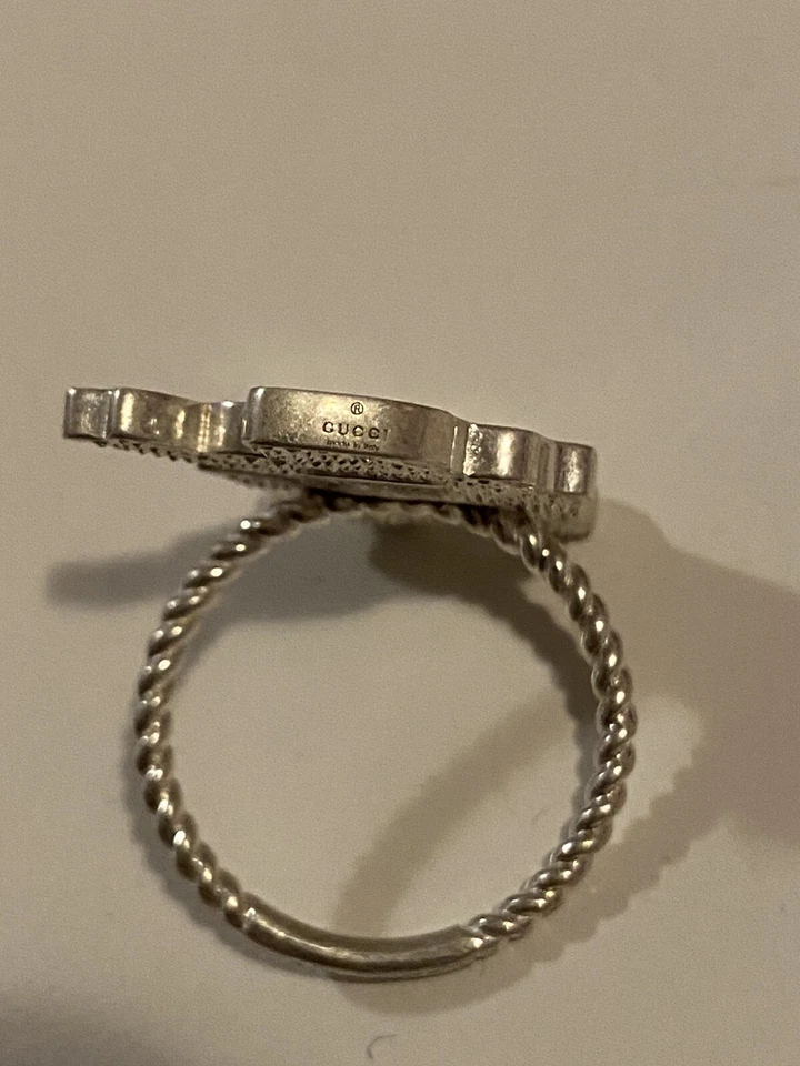 anello disney x gucci paperino, argento 925 - Immagine 4 di 4