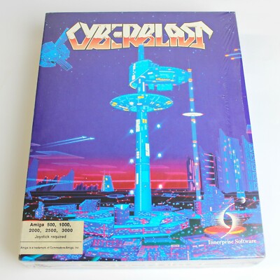 Cyberblast (Commodore Amiga, 1992) - Factory Sealed - Free Shipping -N