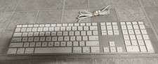 Apple A1243 Aluminium USB Wired Keyboard With Numeric Keypad