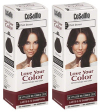 CoSaMo Hair Color 779 Dark Brown - Compares to Clairol Loving Care 79 2 Pack 