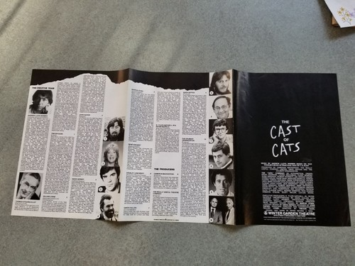 1986 Cats Winter Garden Theatre Program & Playbill - Picture 9 of 16