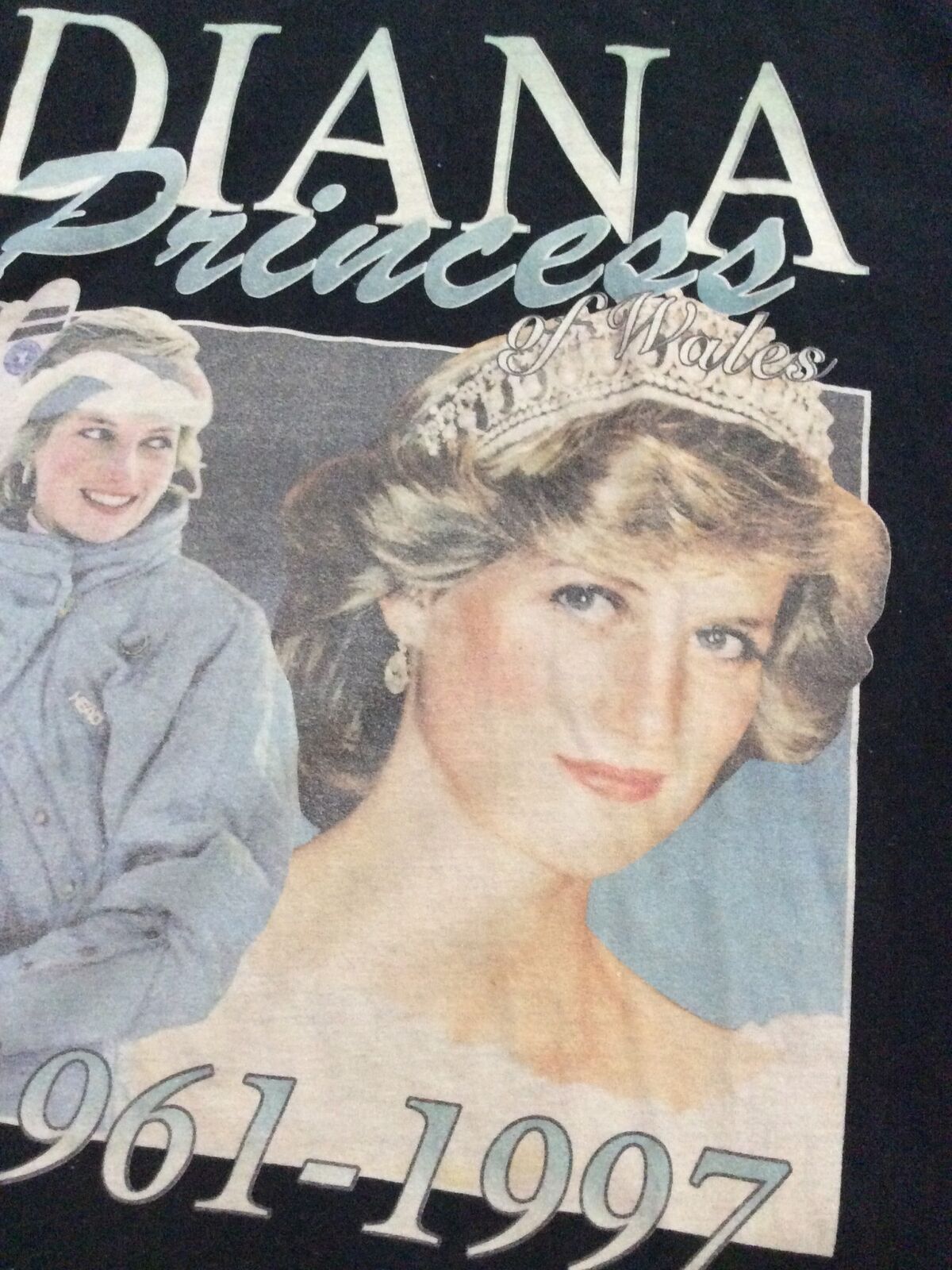 Vtg Y2K 90s Princess Diana Memorial Shirt Princes… - image 2