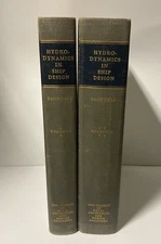 Hydrodynamics in Ship Design Volume One and Volume Two (Hardcover 1957) Saunders