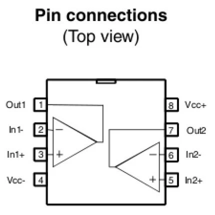 10pcs NE5532P NE5532 Dual Low Noise Op-Amp DIP-8 for Audio Pre Amplifier USA - Image 4 of 4