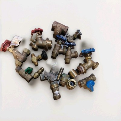 Assortment Of Brass Fittings For Plumbing Pneumatic And Gas Connectors