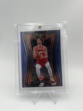 /20 Zaccharie Risacher 2024 Panini Select #379 Blue Stars Prizm Mezzanine RC /20