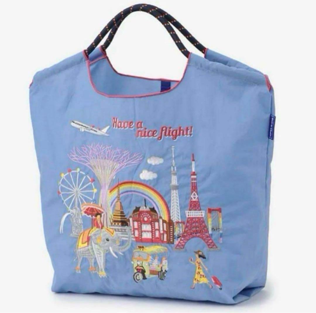 【週末限定お値引き】ボールアンドチェーン BALL & CHAIN JAL JAL x Ball And Chain Collaboration Eco Bag Zenith Blue JPN Limited